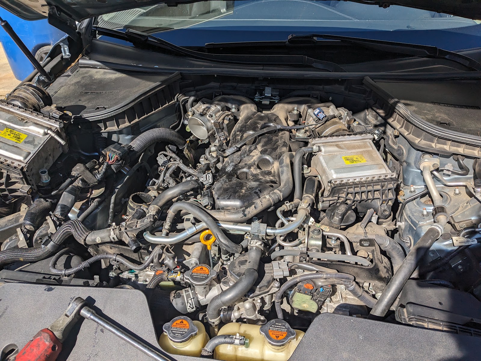 Robert's Mobile Services — finished, cleaned 3.5L V6 engine bay after service
